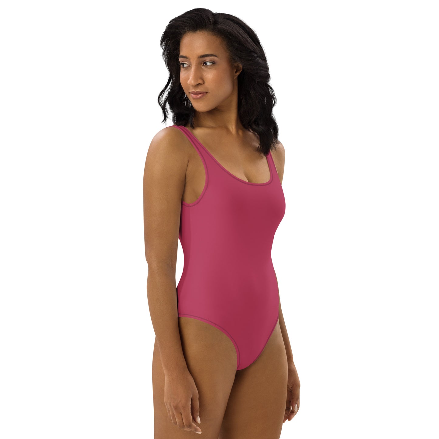 Snooty Fox Art One-Piece Swimsuit - Viva Magenta