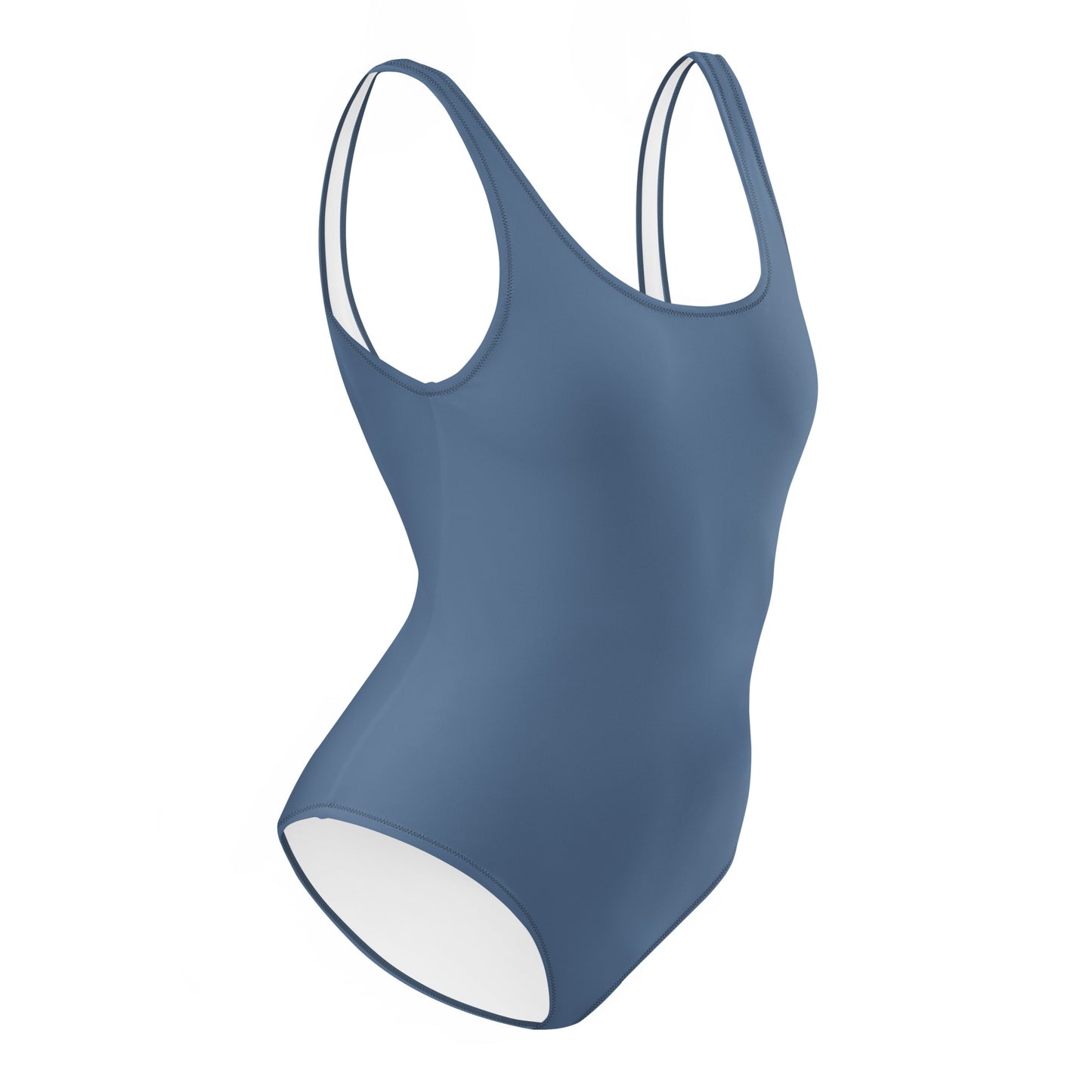 Snooty Fox Art One-Piece Swimsuit - Blue Perennial