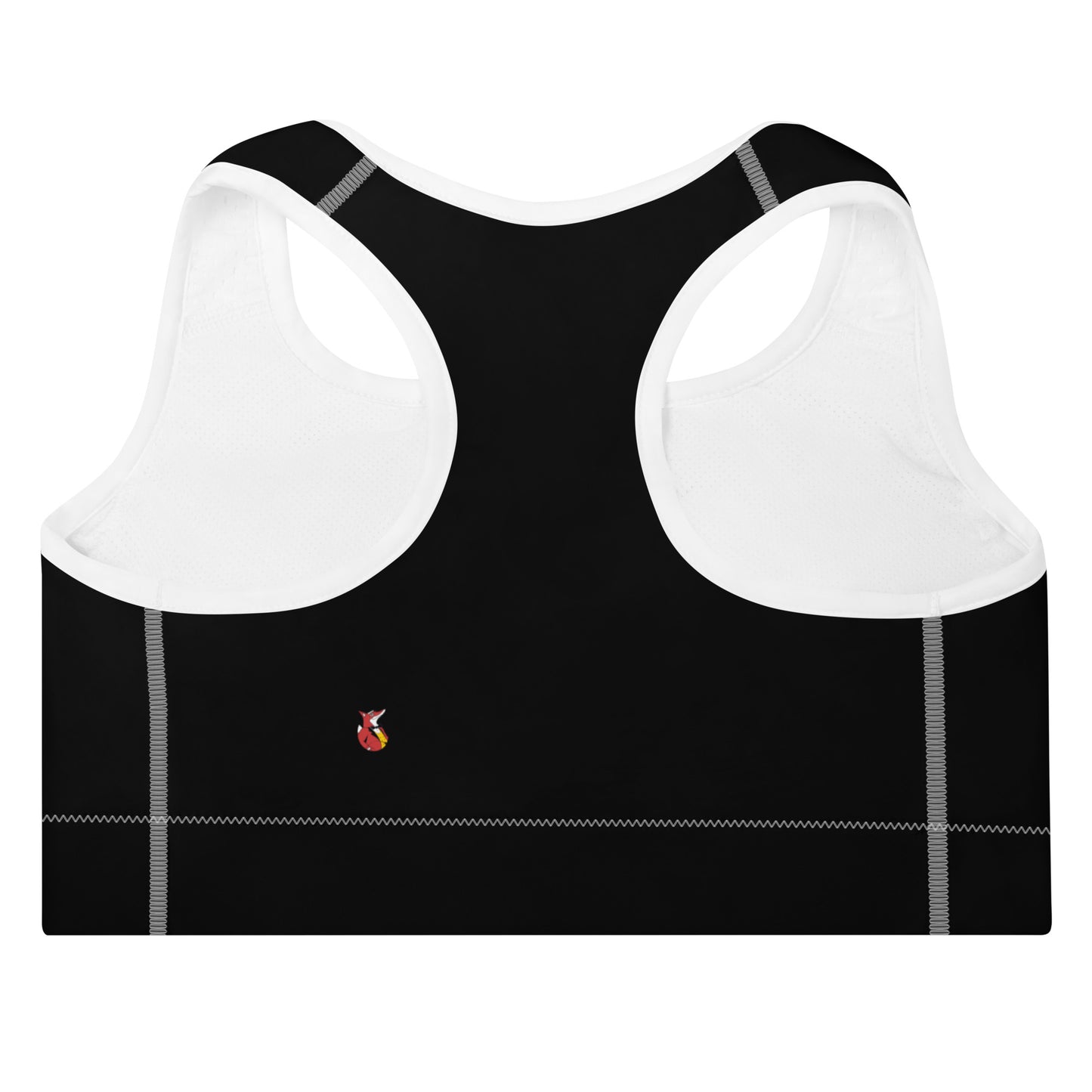 Snooty Fox Art Padded Sports Bra - Blue Aeonium