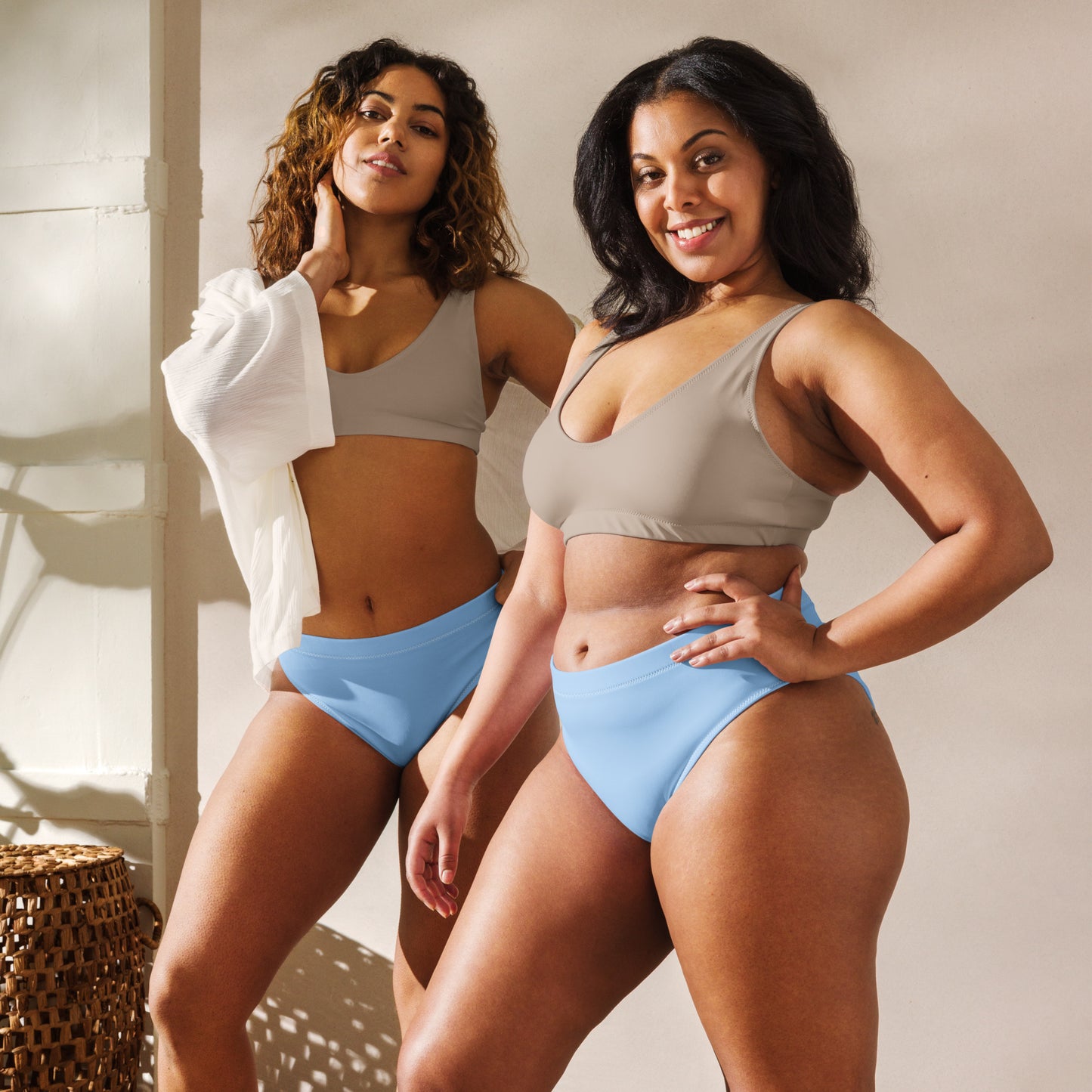 Snooty Fox Art Bikini Bottom - Baby Blue