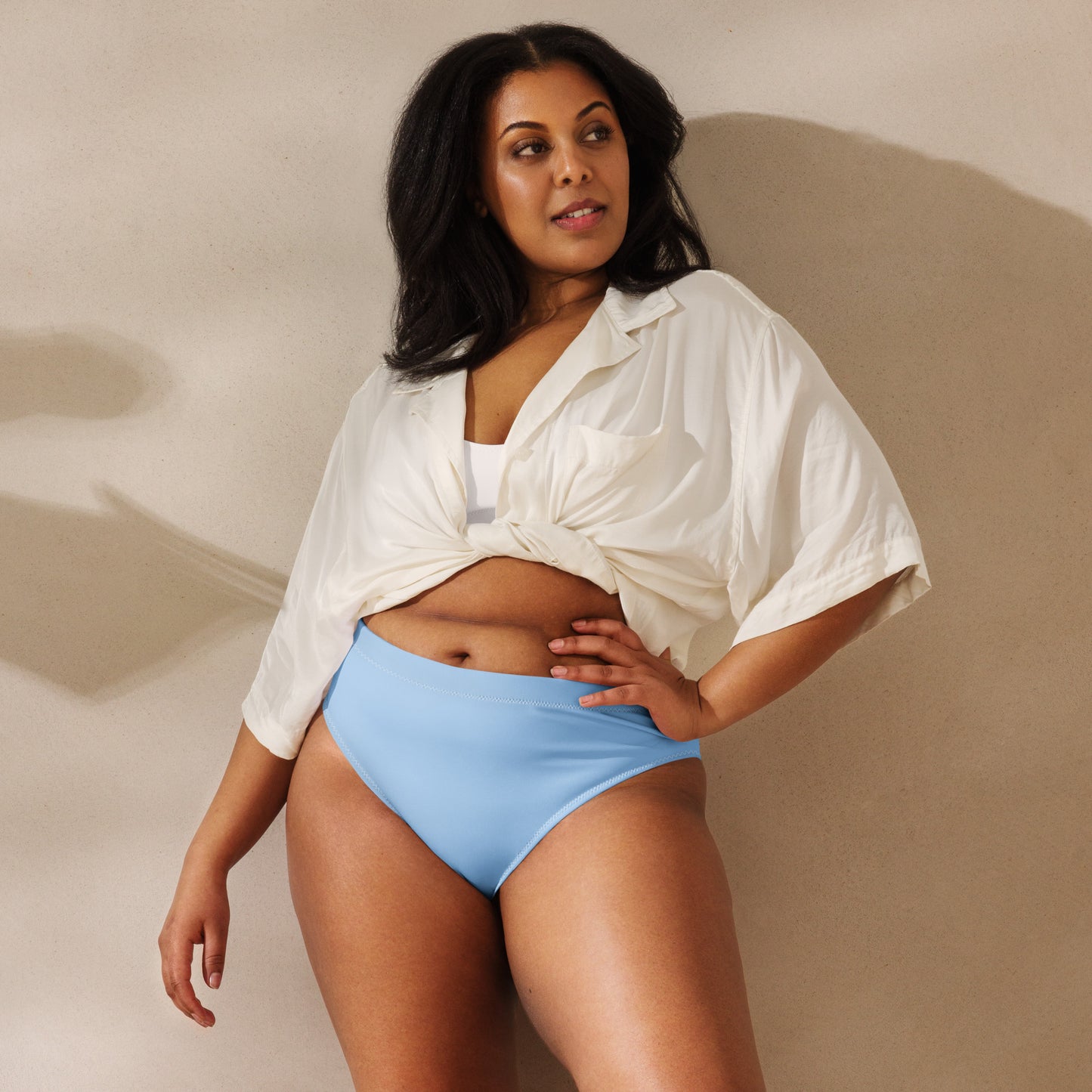 Snooty Fox Art Bikini Bottom - Baby Blue