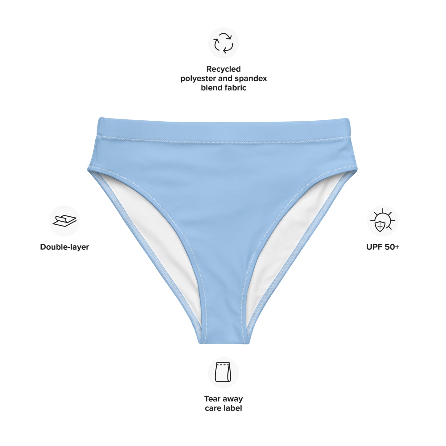 Snooty Fox Art Bikini Bottom - Baby Blue