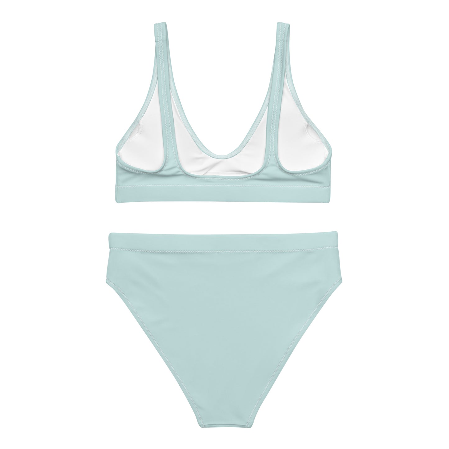 Snooty Fox Art High-Waisted Bikini - Skylight