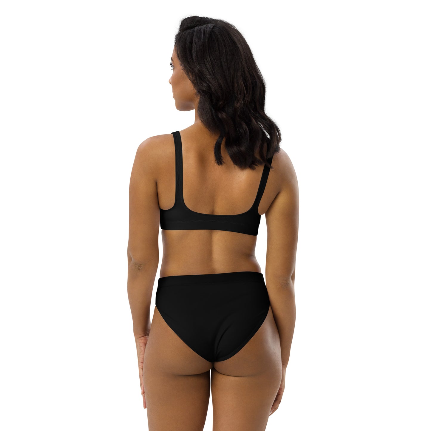 Snooty Fox Art High-Waisted Bikini - Little Black Bikini