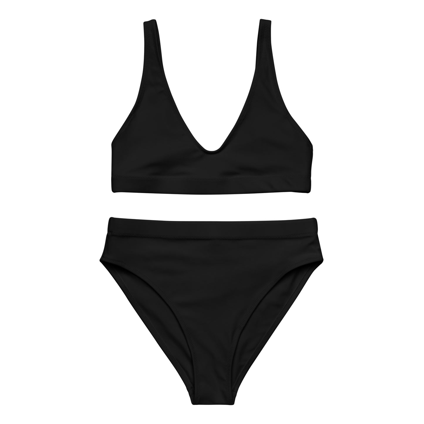 Snooty Fox Art High-Waisted Bikini - Little Black Bikini