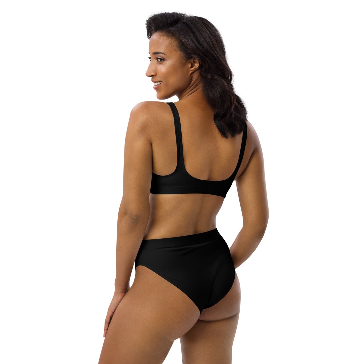 Snooty Fox Art High-Waisted Bikini - Little Black Bikini