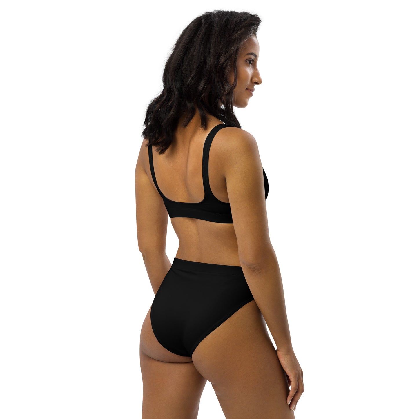 Snooty Fox Art High-Waisted Bikini - Little Black Bikini