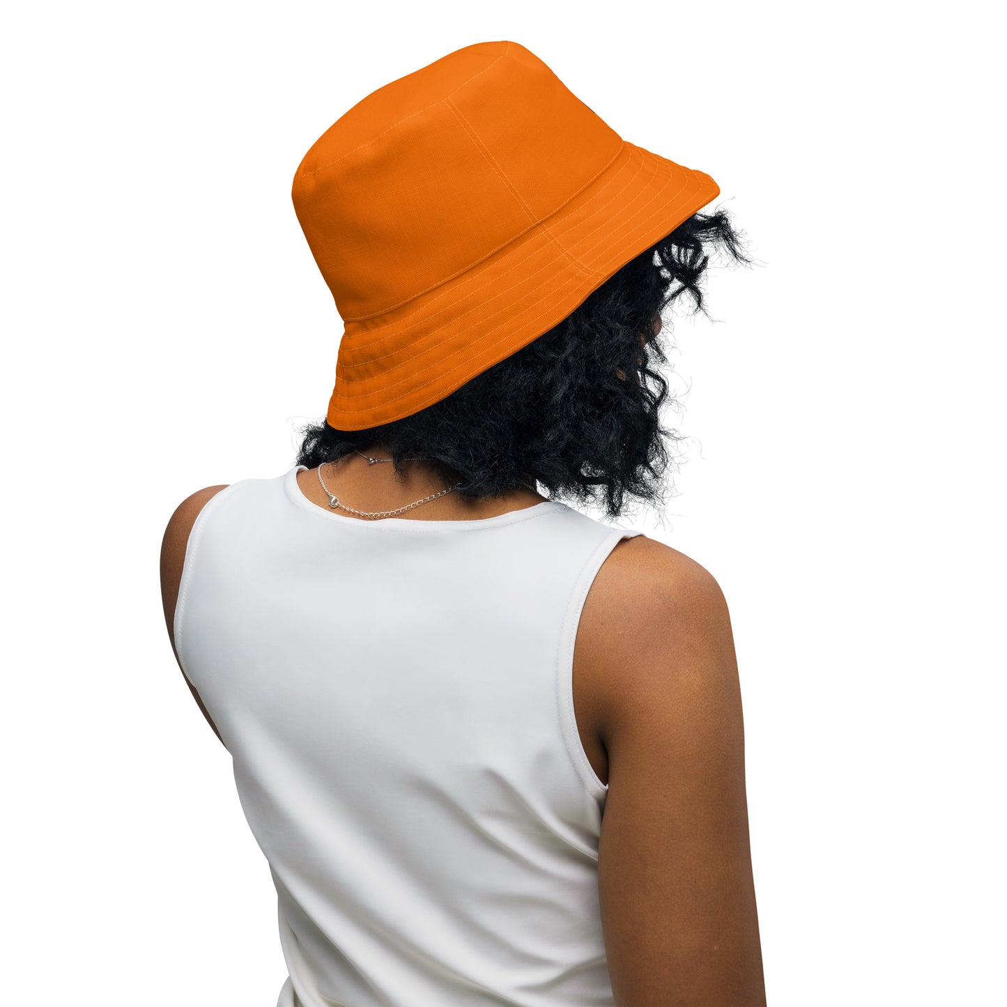 Snooty Fox Art Reversible Bucket Hat - Beet Root / Tangelo