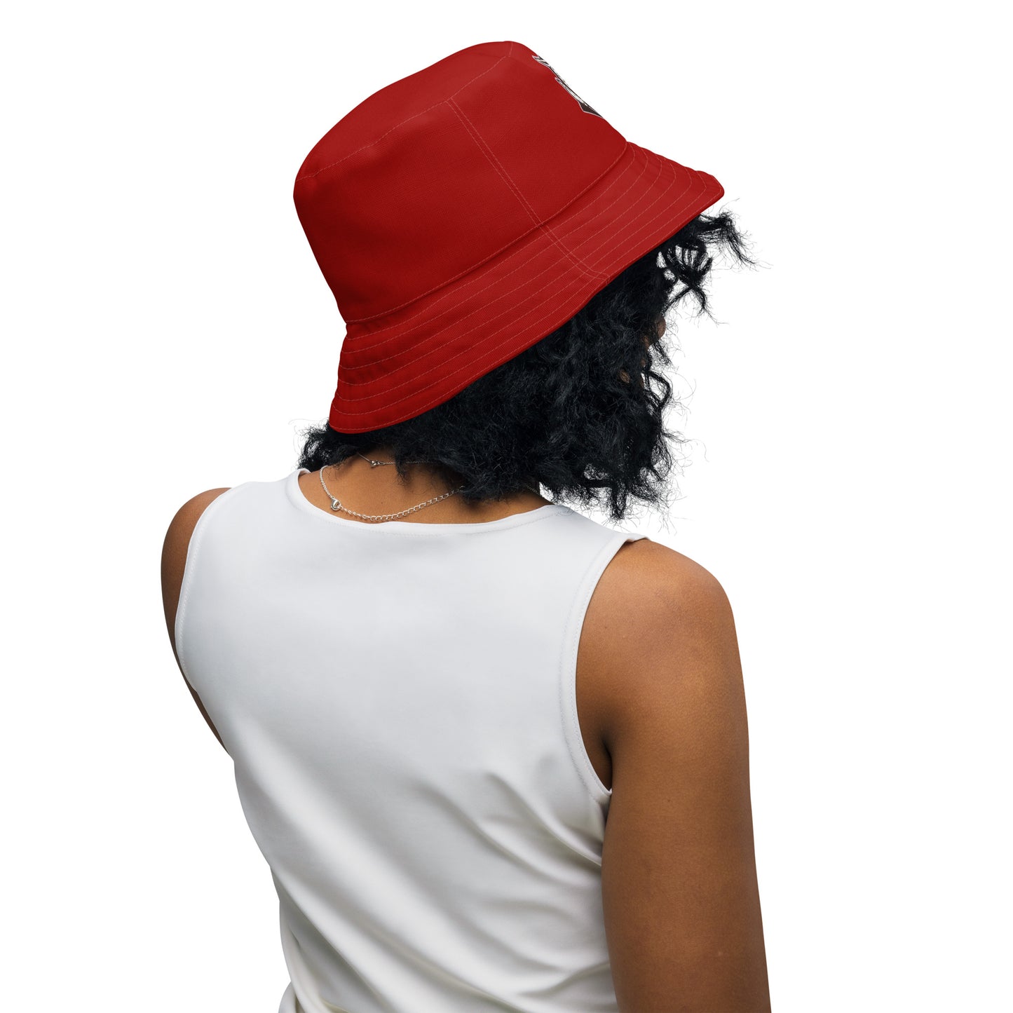 Snooty Fox Art Reversible Bucket Hat - Red Devil
