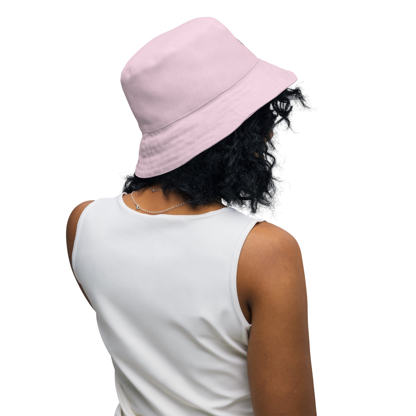Snooty Fox Art Reversible Bucket Hat - Vanilla Cream / Mexico Pink