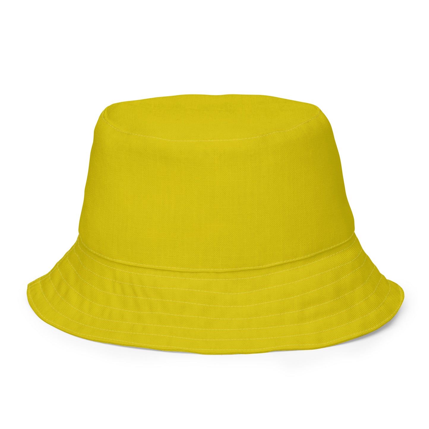 Snooty Fox Art Reversible Bucket Hat - Empire Yellow / Leak Green