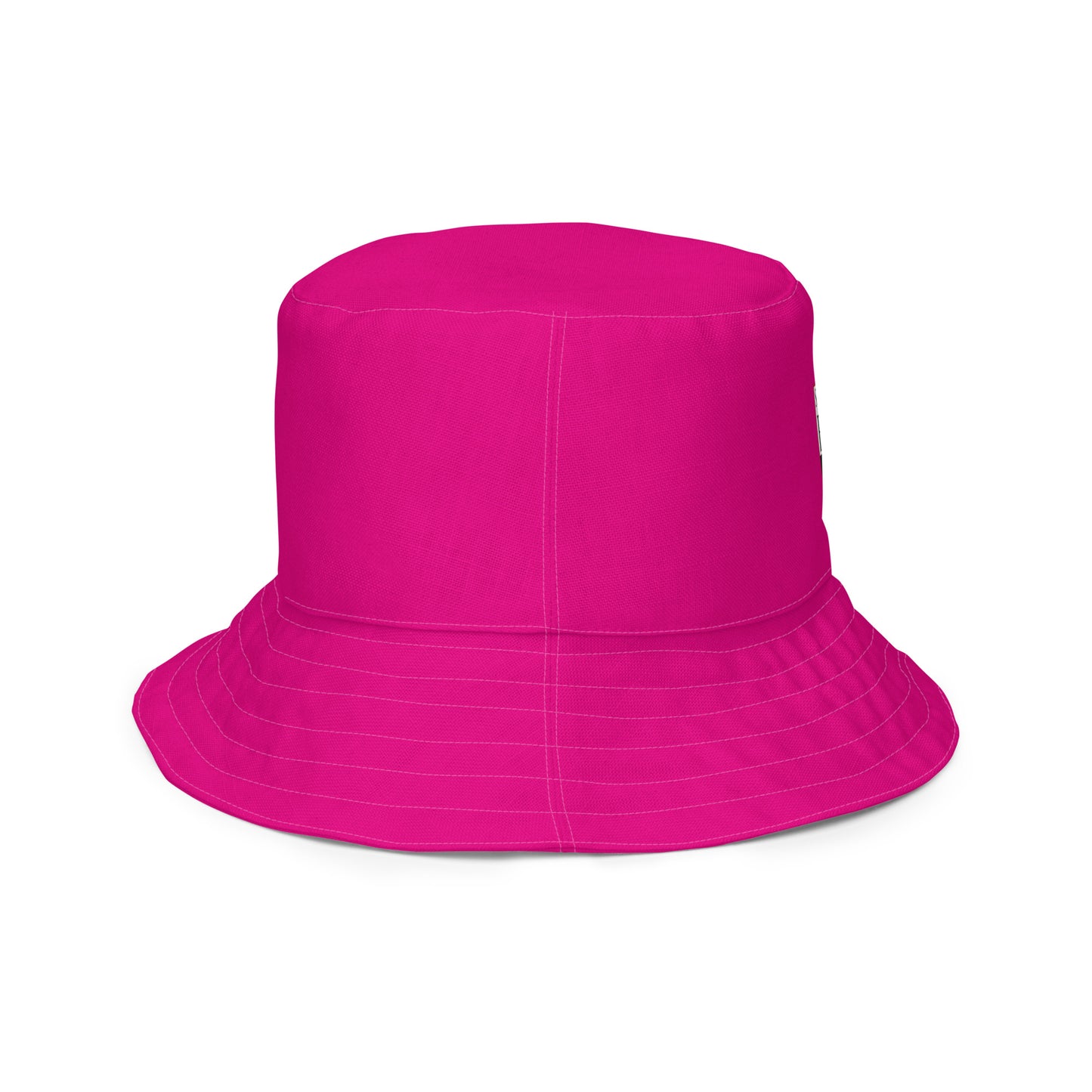 Snooty Fox Art Reversible Bucket Hat - Vanilla Cream / Mexico Pink