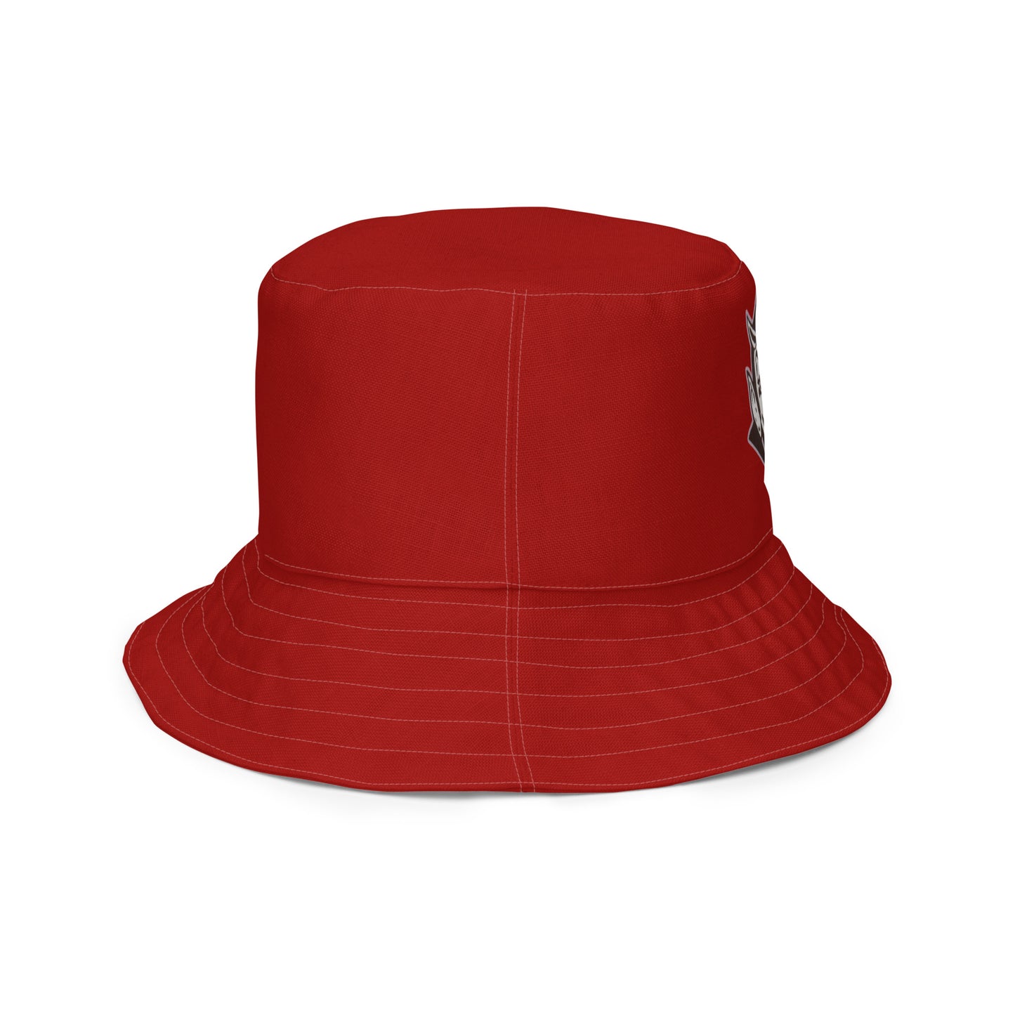 Snooty Fox Art Reversible Bucket Hat - Red Devil
