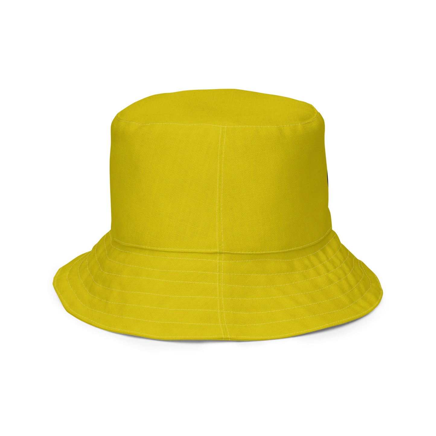 Snooty Fox Art Reversible Bucket Hat - Empire Yellow / Leak Green