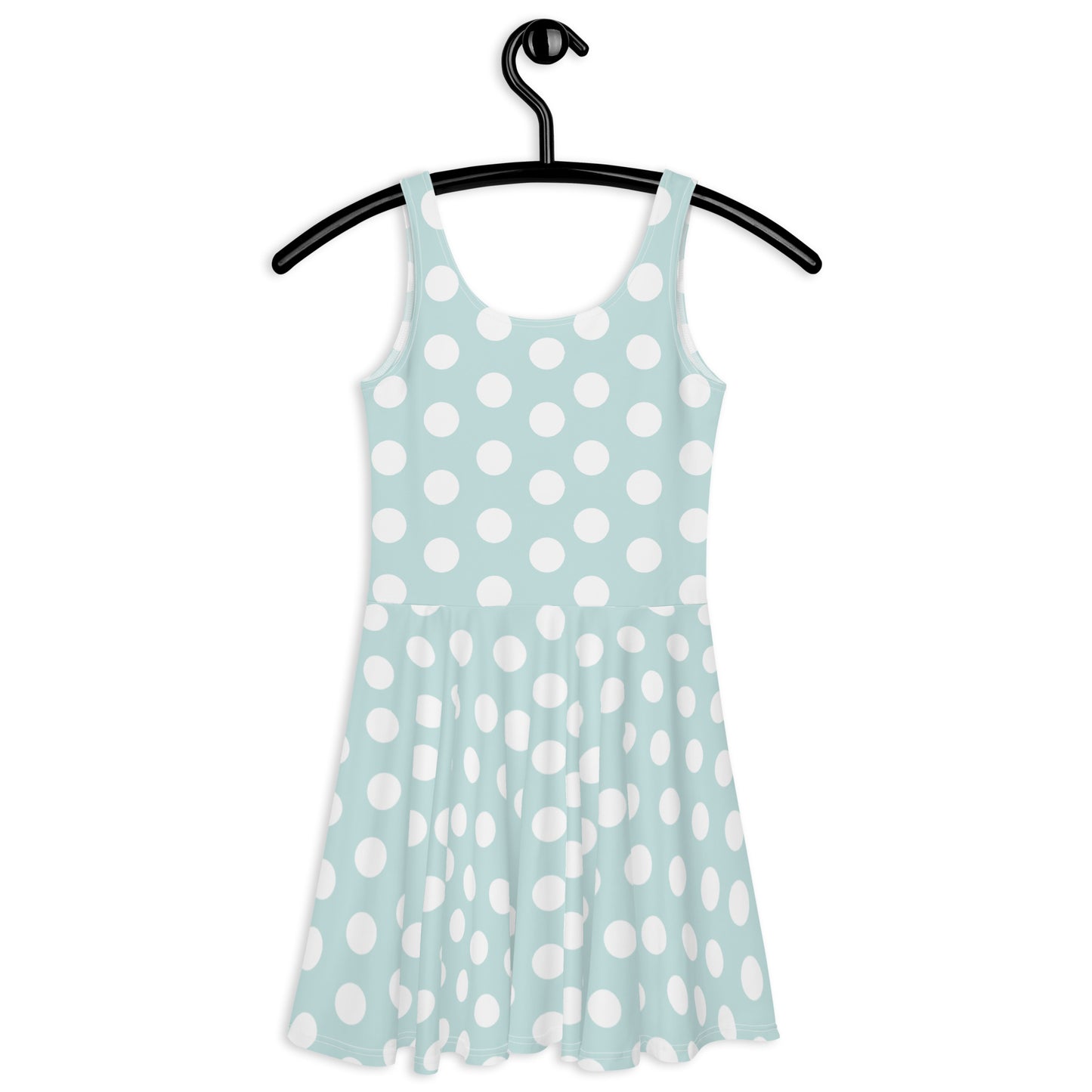 Snooty Fox Art Skater Dress - Skylight Tone w/ White Dots