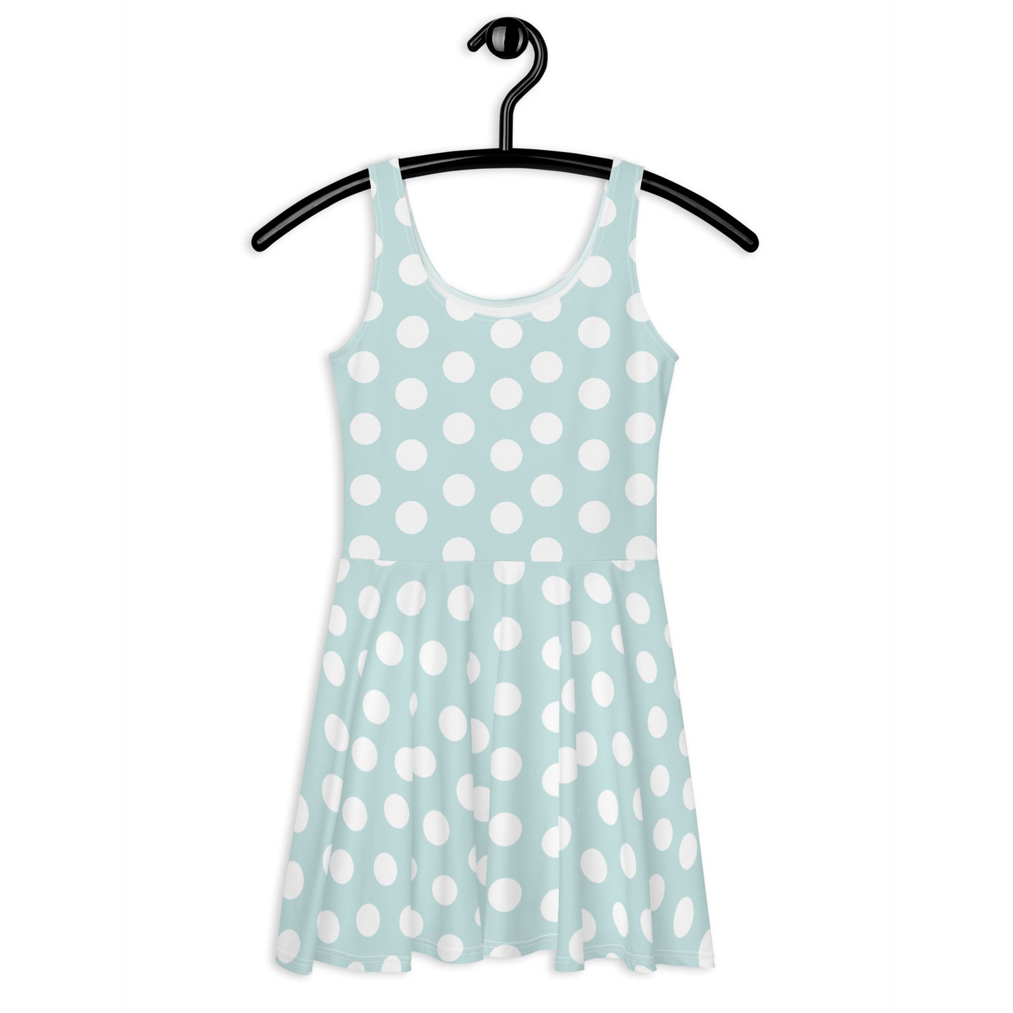 Snooty Fox Art Skater Dress - Skylight Tone w/ White Dots