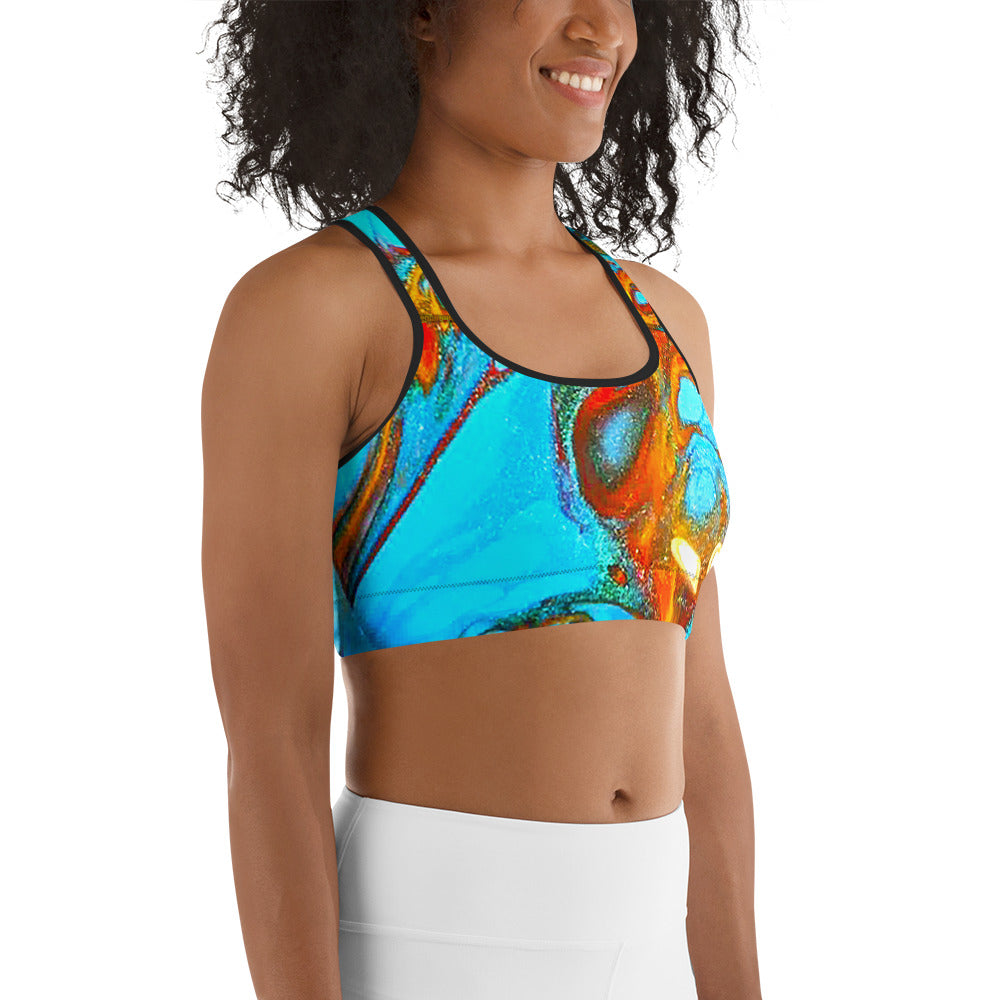 Snooty Fox Sports Bra - Romero Pattern