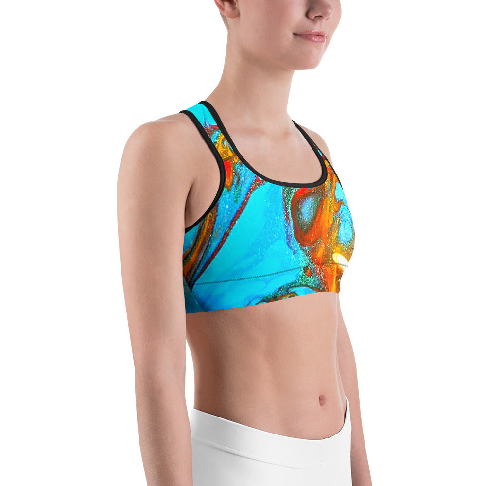 Snooty Fox Sports Bra - Romero Pattern