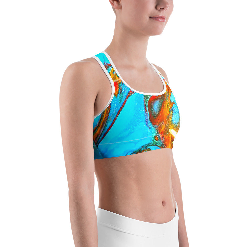Snooty Fox Sports Bra - Romero Pattern