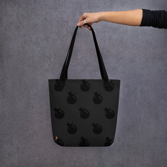 Snooty Fox Art Tote Bag - Snooty Fox Art Logo in Black