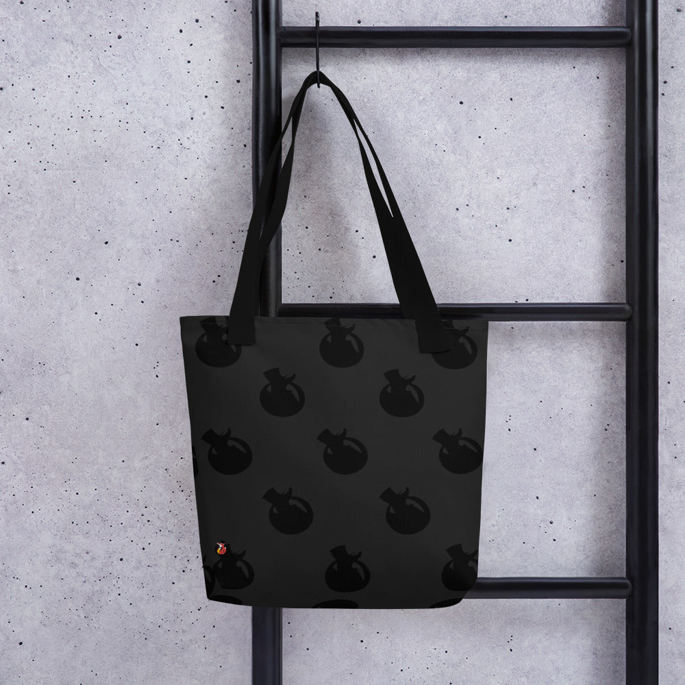 Snooty Fox Art Tote Bag - Snooty Fox Art Logo in Black