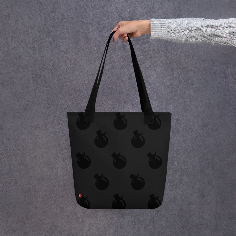 Snooty Fox Art Tote Bag - Snooty Fox Art Logo in Black