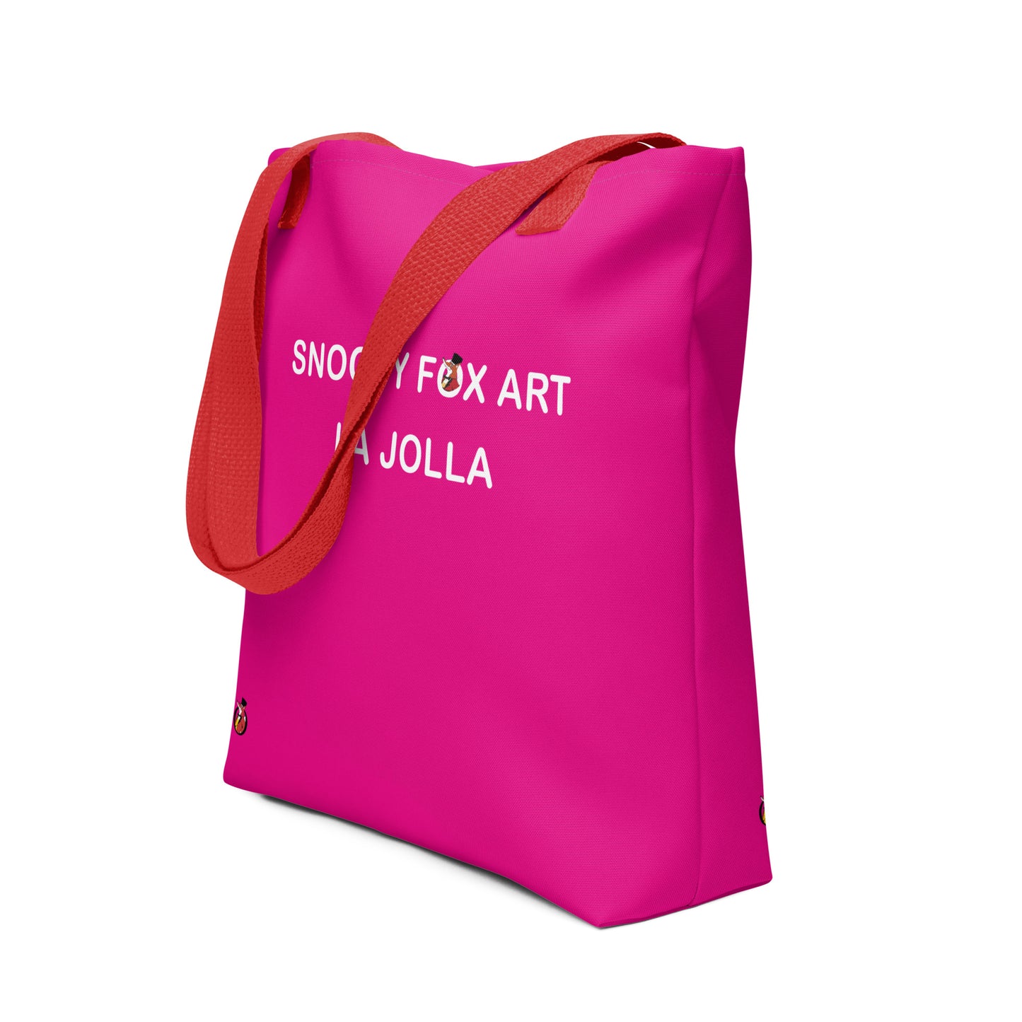 Snooty Fox Art Tote Bag - Snooty Fox Art Logo in Black