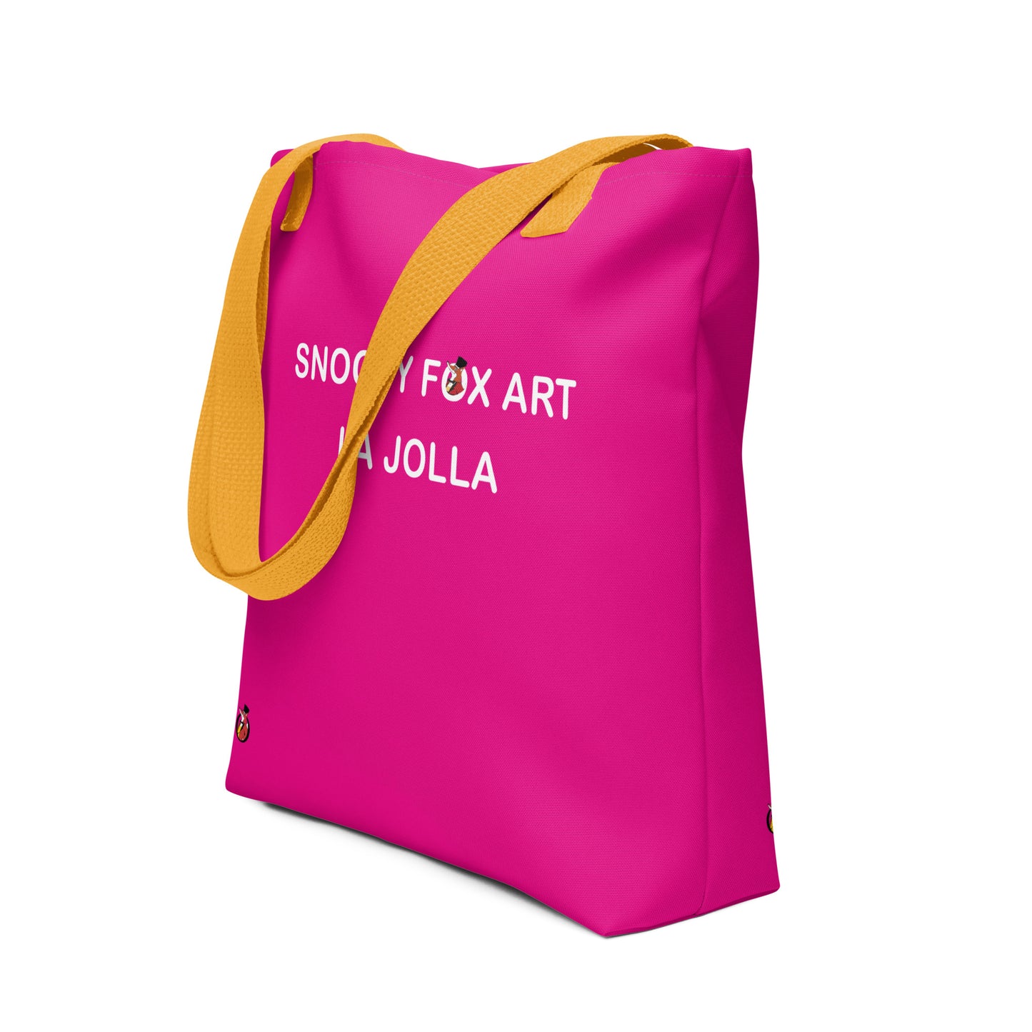 Snooty Fox Art Tote Bag - Snooty Fox Art Logo in Black