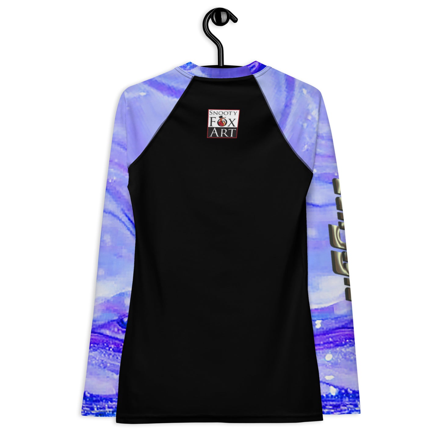 Snooty Fox Art Women's Rash Guard - Snooty Fox Art & Romero Pattern