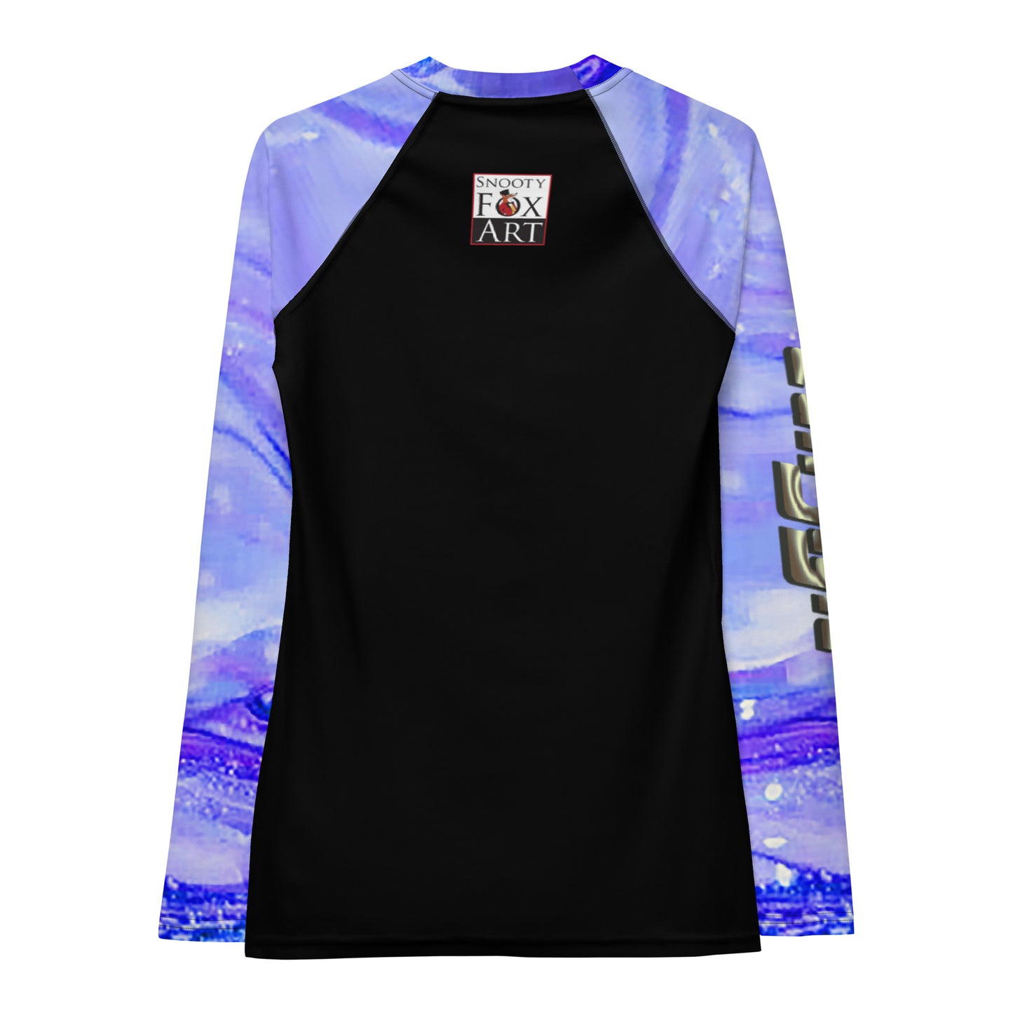 Snooty Fox Art Women's Rash Guard - Snooty Fox Art & Romero Pattern