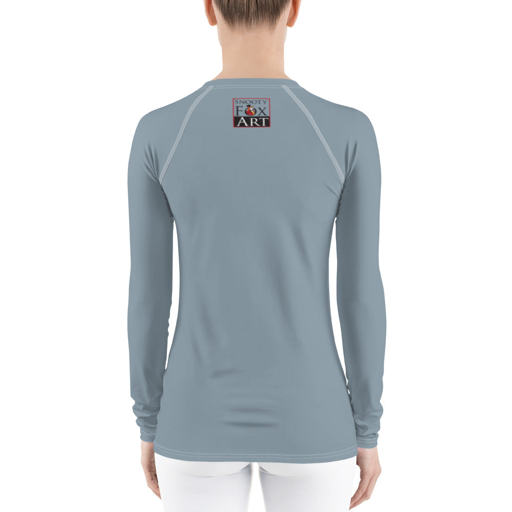 Snooty Fox Art Women's Rash Guard - Surfer Girl