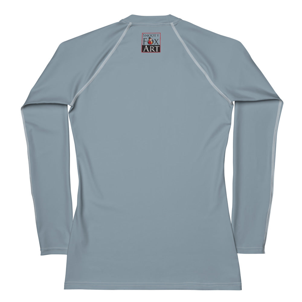 Snooty Fox Art Women's Rash Guard - Surfer Girl