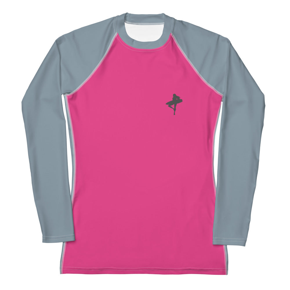 Snooty Fox Art Women's Rash Guard - Surfer Girl