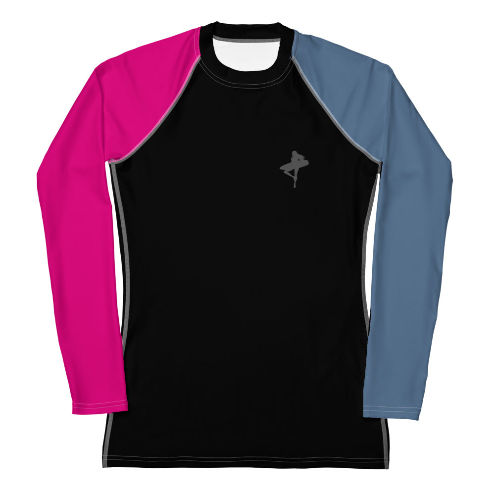 Snooty Fox Art Women's Rash Guard - Surfer Girl