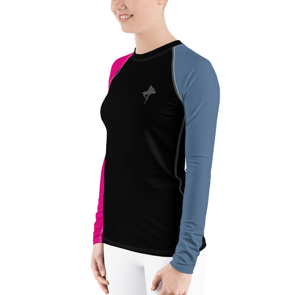 Snooty Fox Art Women's Rash Guard - Surfer Girl