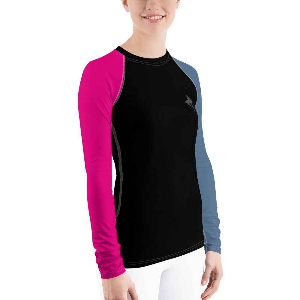 Snooty Fox Art Women's Rash Guard - Surfer Girl