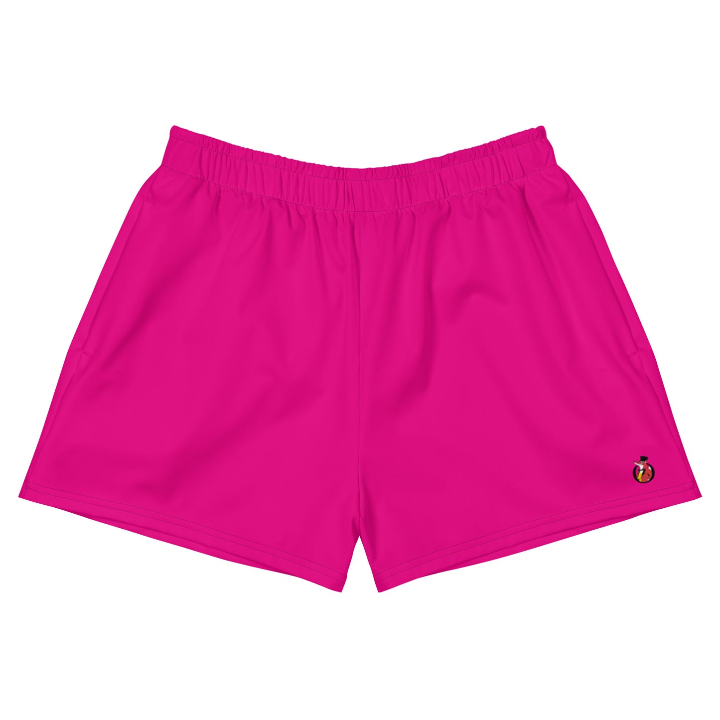 Snooty Fox Art Women’s Athletic Shorts - Mexico Pink Tone / Logo