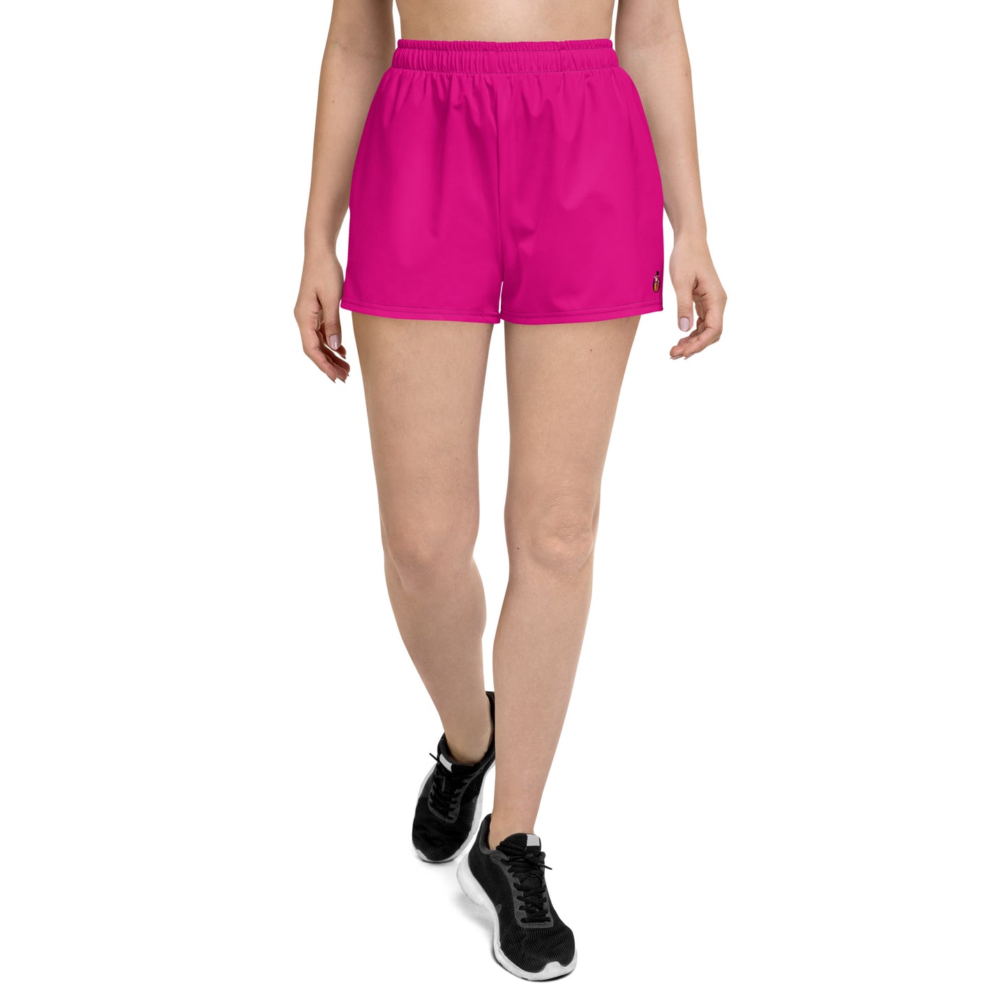 Snooty Fox Art Women’s Athletic Shorts - Mexico Pink Tone / Logo
