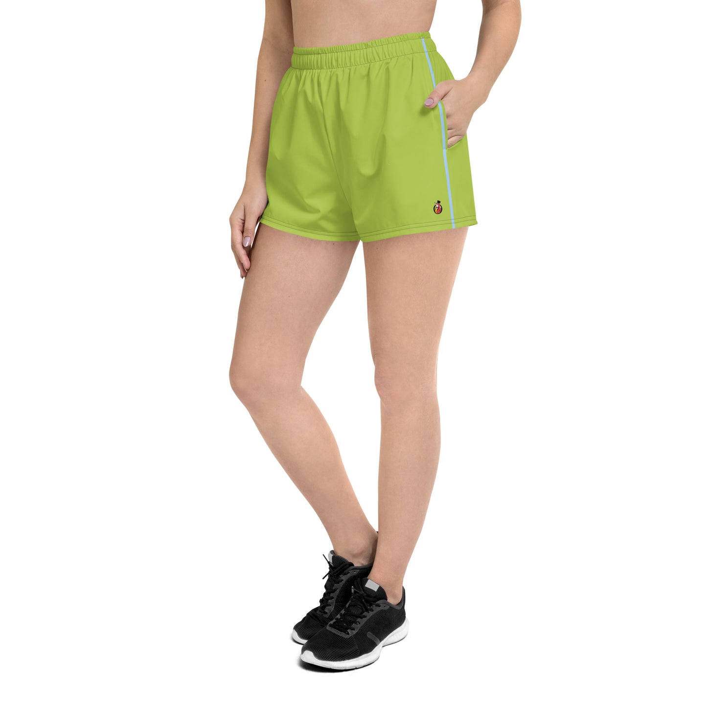 Snooty Fox Art Women’s Athletic Shorts - Love Bird Tone & Logo
