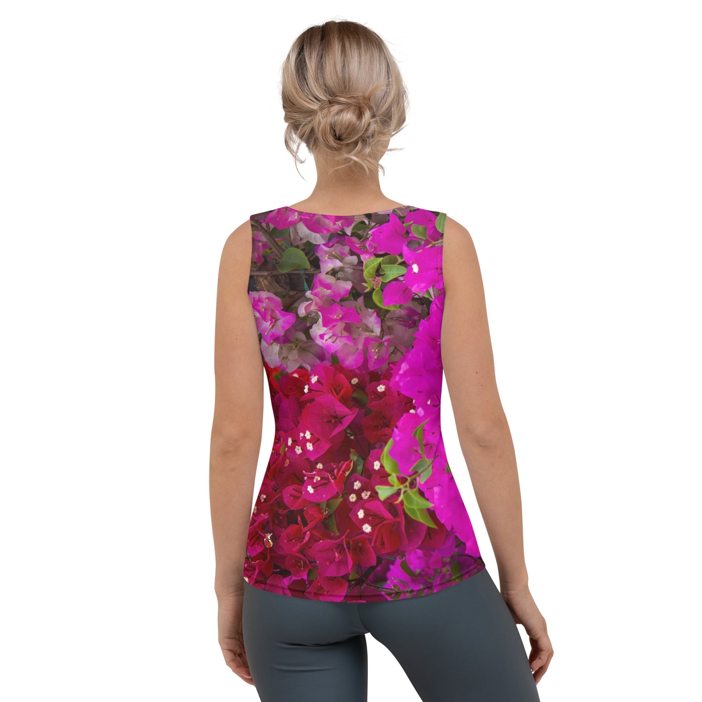 Snooty Fox Art Tank Top - Floral Bougainvillea