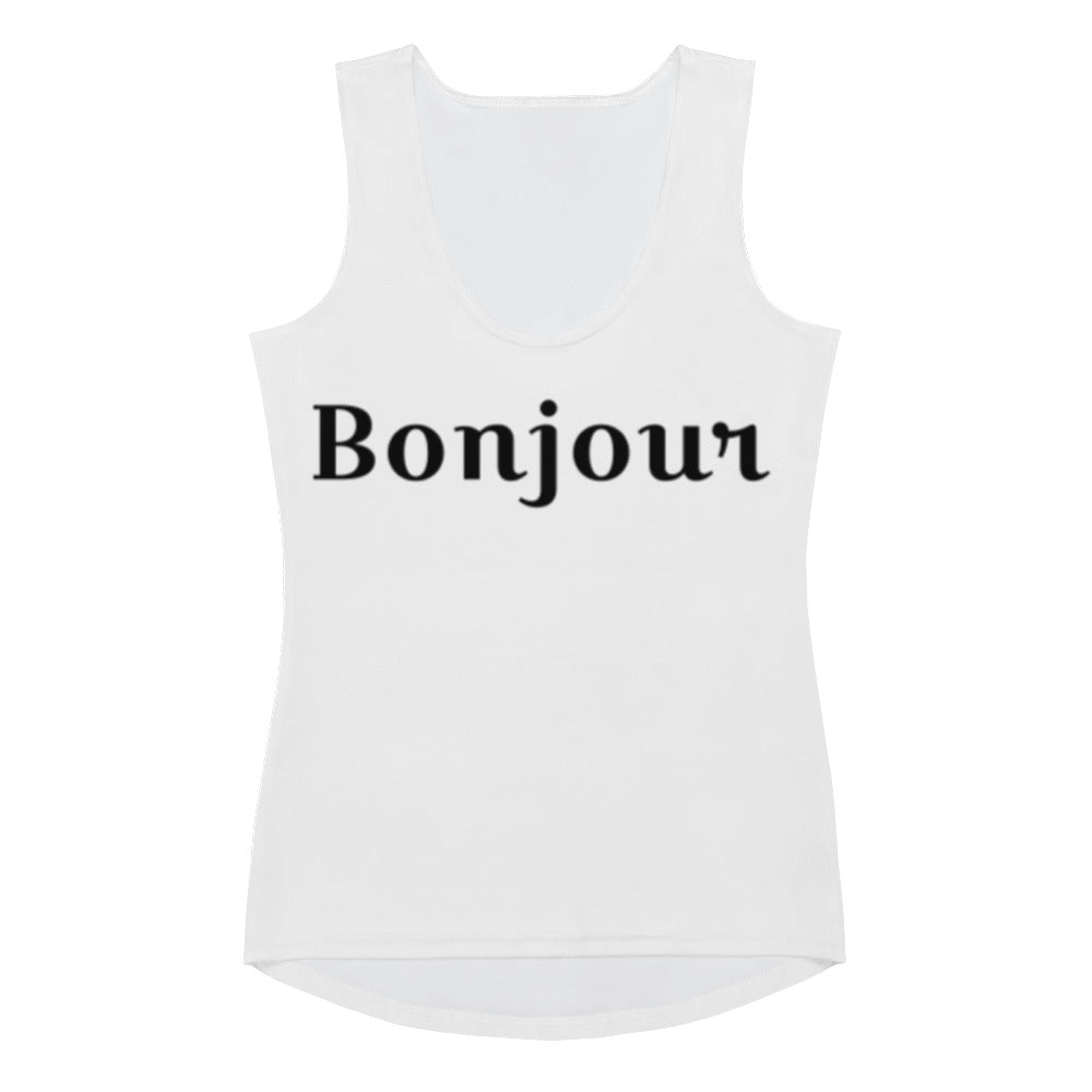 Snooty Fox Art Tank Top - Bonjour