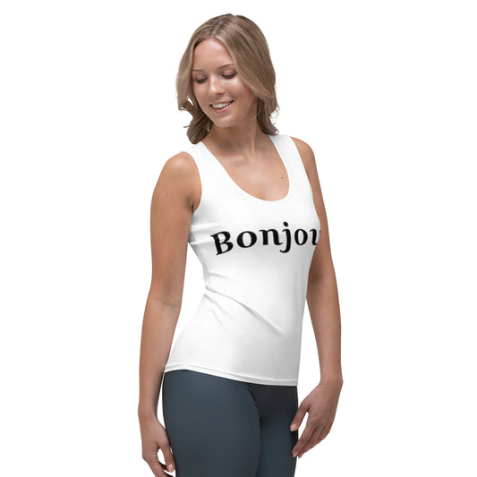 Snooty Fox Art Tank Top - Bonjour