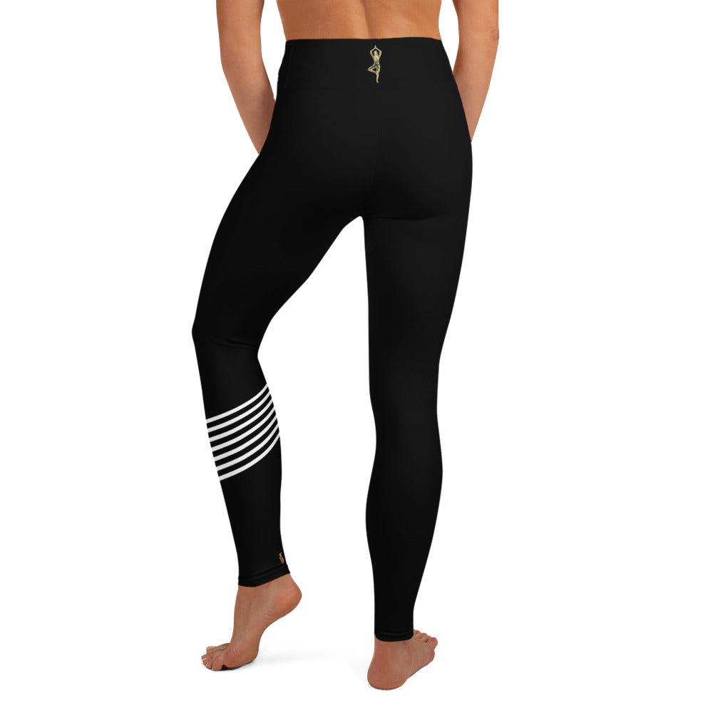 Snooty Fox Art Yoga Leggings - Yoga Logo