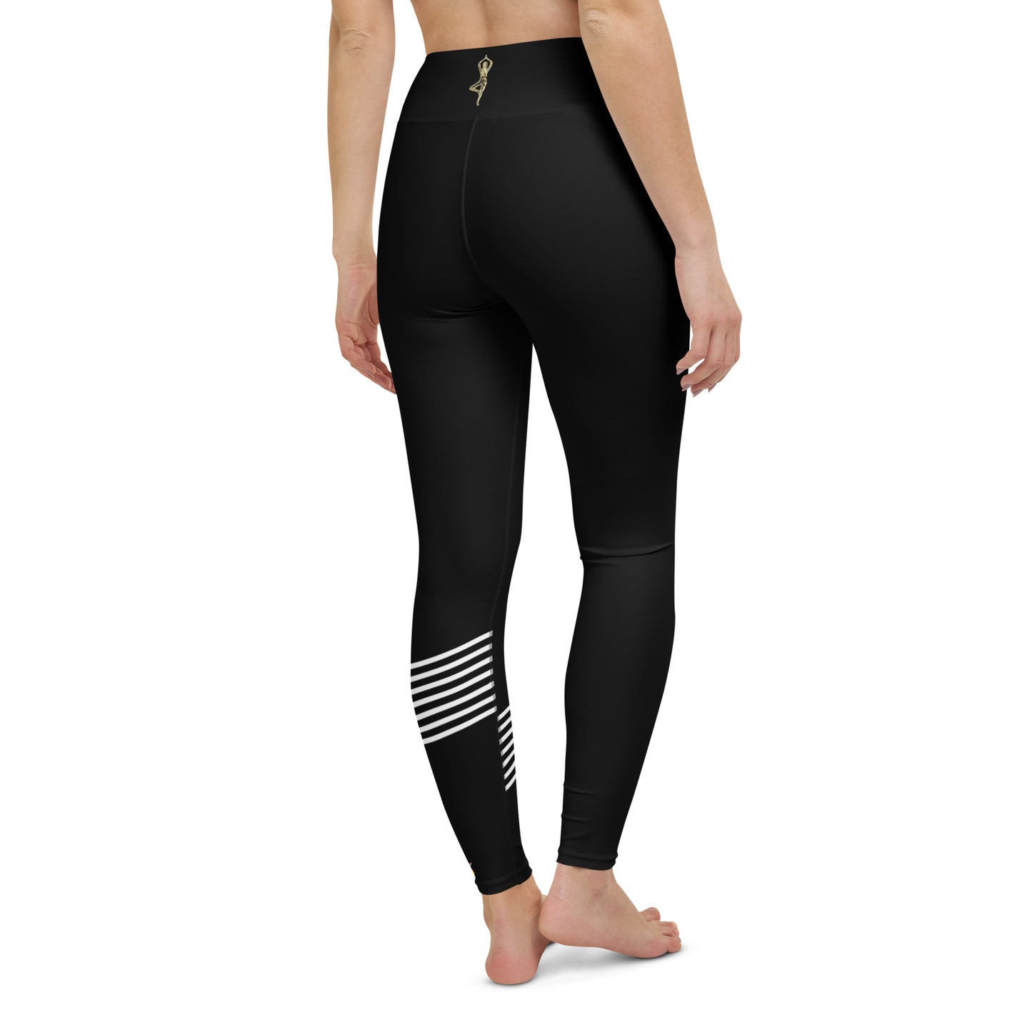 Snooty Fox Art Yoga Leggings - Yoga Logo