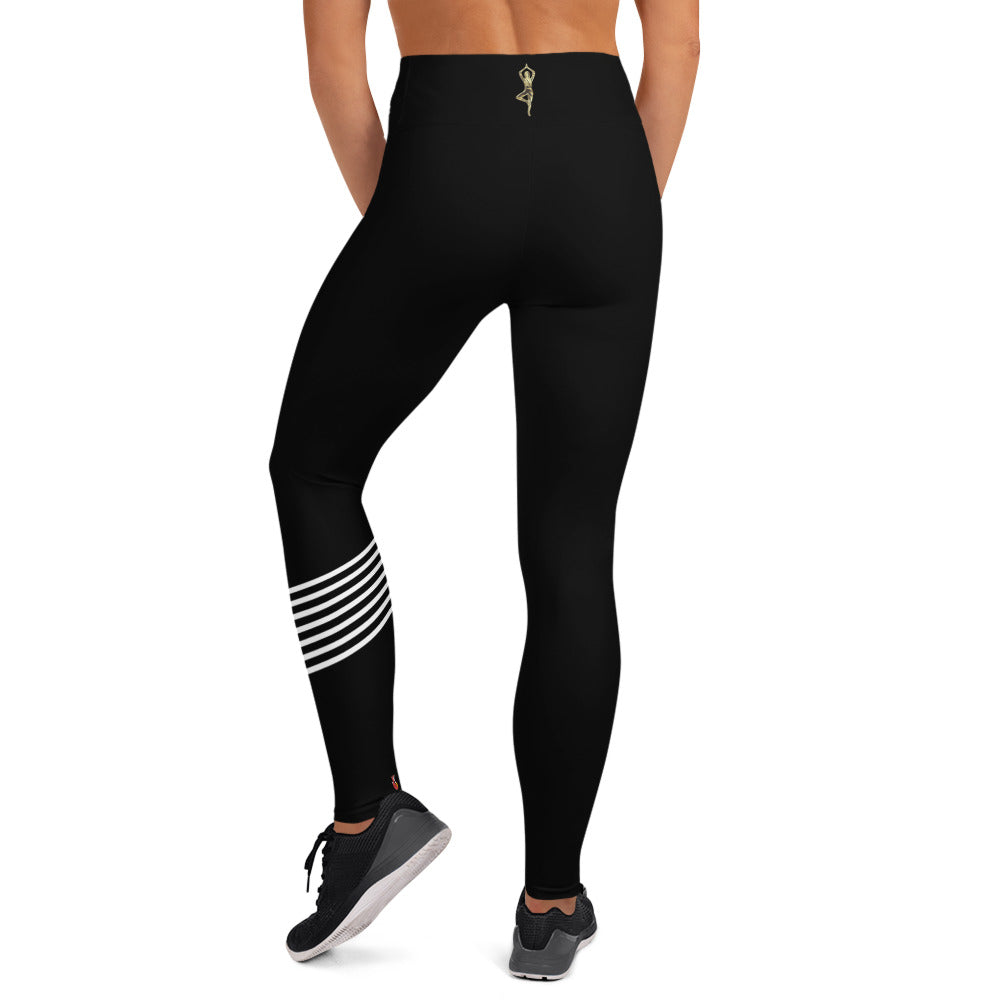 Snooty Fox Art Yoga Leggings - Yoga Logo