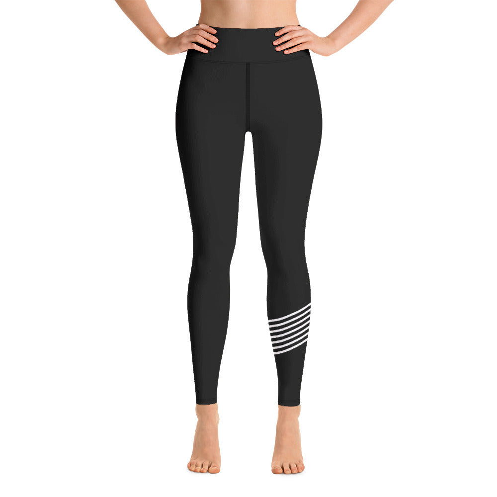 Snooty Fox Art Yoga Leggings - Yoga Logo