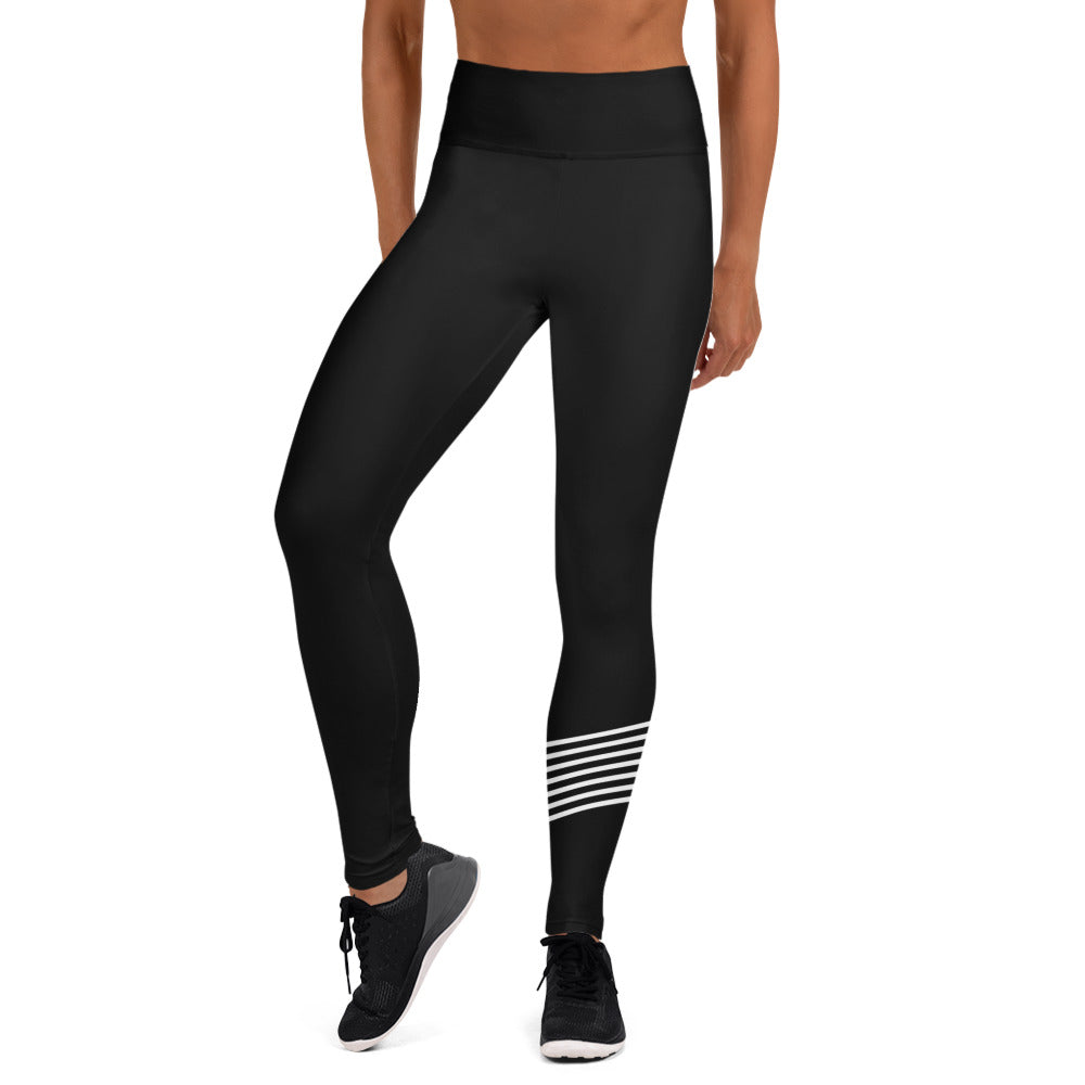 Snooty Fox Art Yoga Leggings - Yoga Logo