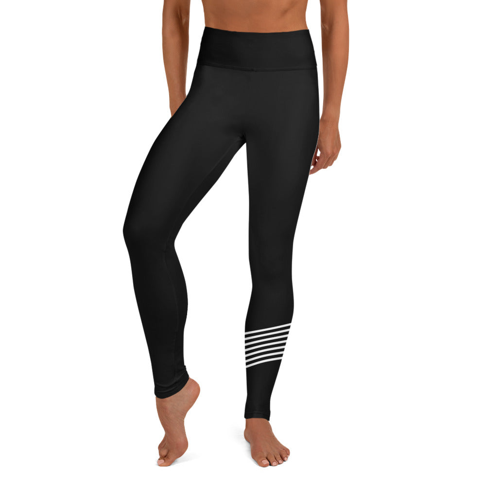 Snooty Fox Art Yoga Leggings - Yoga Logo