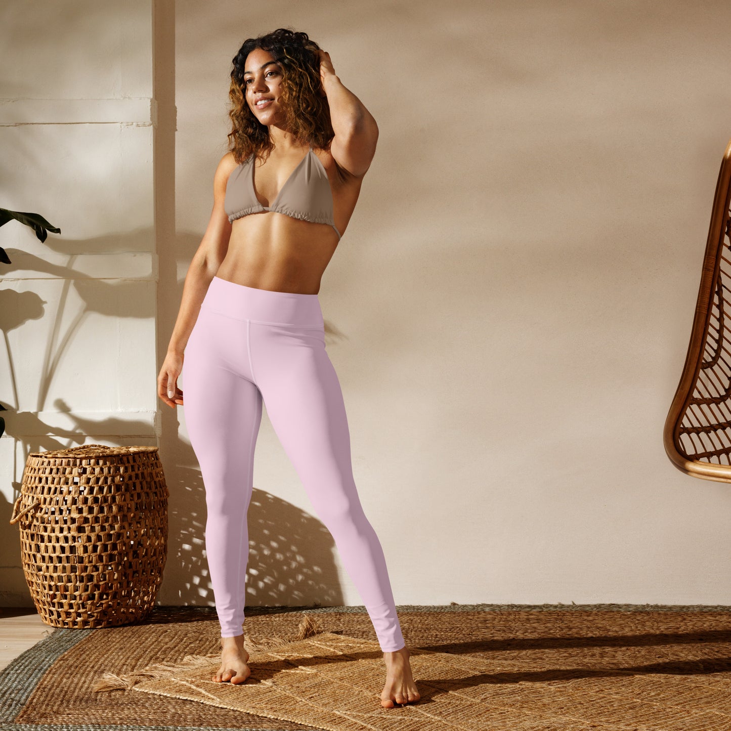 Snooty Fox Art Yoga Leggings - Vanilla Cream