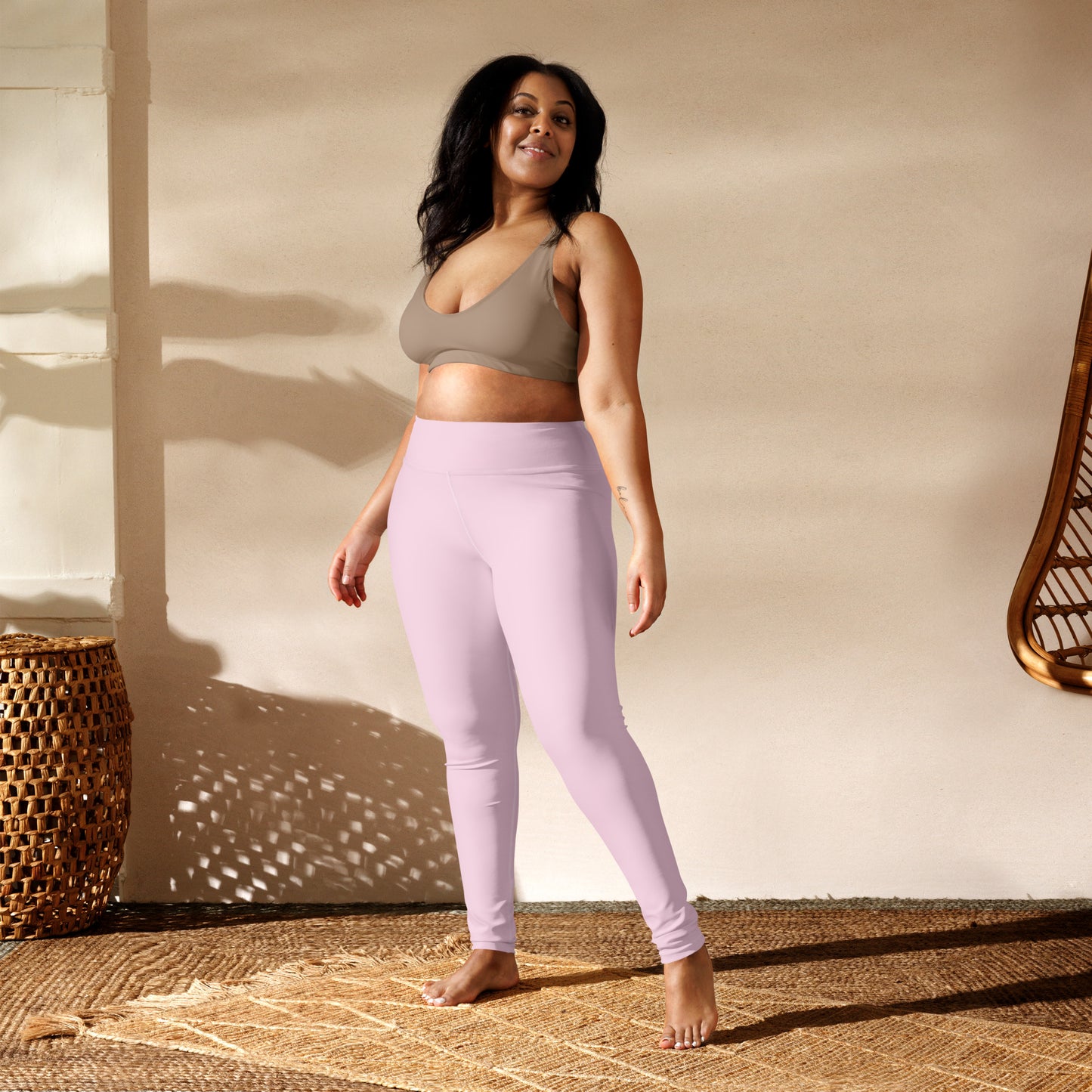 Snooty Fox Art Yoga Leggings - Vanilla Cream